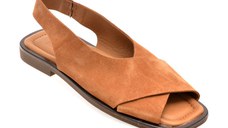 Sandale KRAUS maro, 3251803, din piele intoarsa