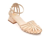 Sandale LAURA BIAGIOTTI bej, 9031, din piele ecologica - 1