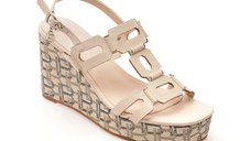 Sandale LAURA BIAGIOTTI bej, 9104, din piele ecologica