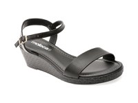 Sandale MOLECA negre, 5512102, din piele ecologica - 1