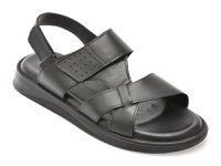 Sandale OTTER negre, 3050, din piele naturala - 1