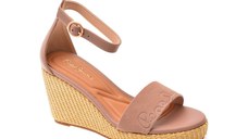 Sandale PEPE JEANS roz, WAYNA LOG, din piele ecologica