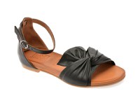 Sandale PLANET negre, 300711, din piele naturala - 1