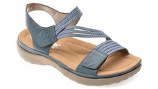 Sandale RIEKER albastre, 64870, din piele ecologica