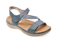 Sandale RIEKER albastre, 64870, din piele ecologica - 1