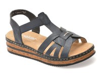 Sandale RIEKER bleumarin, 62918, din piele ecologica - 1