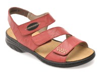 Sandale RIEKER rosii, 64573, din piele naturala - 1