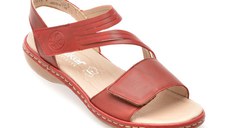 Sandale RIEKER visinii, 65964, din piele naturala