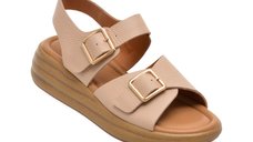 Sandale roz PASS COLLECTION KL60012 din piele naturala