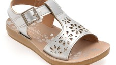 Sandale SELECTION KIDS argintii, 82949, din piele ecologica