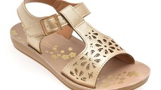 Sandale SELECTION KIDS aurii, 82949, din piele ecologica