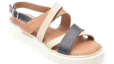 Sandale SHOOZY bleumarin, EV4038, din piele naturala