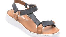 Sandale SHOOZY bleumarin, EV4041, din piele naturala
