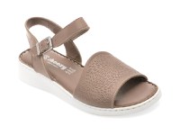 Sandale SHOOZY gri, EVP109, din piele naturala - 1