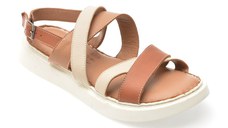Sandale SHOOZY maro, EV4038, din piele naturala