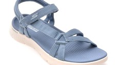 Sandale SKECHERS albastre, GO WALK FLEX, din material textil