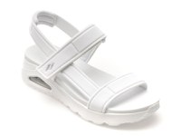 Sandale SKECHERS albe, UNO, din material textil - 1