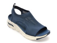 Sandale SKECHERS bleumarin, ARCH FIT, din material textil - 1