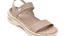 Sandale SKECHERS gri, GO WALK ARCH FIT 2.0, din material textil