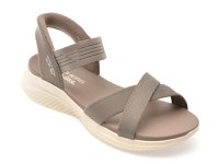Sandale SKECHERS gri, ULTRA FLEX 3.0, din material textil - 1