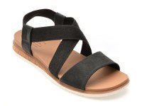 Sandale SKECHERS negre, DESERT KISS LOW, din material textil - 1