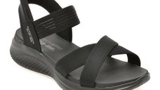 Sandale SKECHERS ULTRA FLEX 3.0 negre din material textil pentru femei