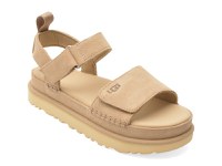 Sandale UGG gri, GOLDEN STAR, din piele intoarsa - 1