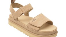 Sandale UGG gri, GOLDEN STAR, din piele intoarsa