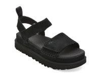 Sandale UGG negre, GOLDEN STAR, din piele intoarsa - 1