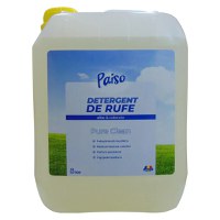 Detergent lichid de rufe profesional Paiso - Pure Clean pentru haine albe & colorate, 100 spalari, 5 litri - 1
