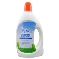 Detergent lichid de rufe profesional Paiso - Pure Clean pentru haine albe & colorate, 30 spalari, 1.25 litri - 1