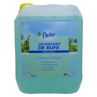 Detergent lichid de rufe profesional Paiso - Supreme Bright pentru haine albe & colorate, 100 spalari, 5 litri - 1