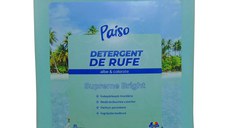 Detergent lichid de rufe profesional Paiso - Supreme Bright pentru haine albe & colorate, 100 spalari, 5 litri