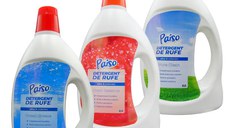 Pachet promo: 3x1,25L detergent rufe lichid Paiso Ocean Breeze, Pure Clean, Fresh Essence