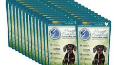 4DOG Junior, XS-XL, Pui, plic hrană umedă câini junior, (în sos), bax, 100g x 24buc