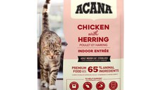 ACANA Indoor Entrée, Pui și Hering, hrană uscată pisici, 1.8kg