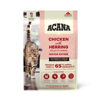 ACANA Indoor Entrée, Pui și Hering, hrană uscată pisici, 4.5kg - 2