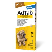 ADTAB, deparazitare externă câini, comprimate masticabile ADTAB, deparazitare externă câini, XS(1.2 - 2.5kg), comprimate masticabile, 56.25mg x 1buc - 1
