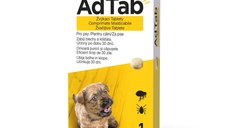 ADTAB, deparazitare externă câini, comprimate masticabile ADTAB, deparazitare externă câini, XS(1.2 - 2.5kg), comprimate masticabile, 56.25mg x 1buc