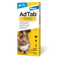ADTAB, deparazitare externă pisici, comprimate masticabile ADTAB, deparazitare externă pisici, (2 - 8kg), comprimate masticabile, 48mg x 1buc - 1