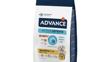 ADVANCE Sensitive Care Mini, XS-S, Somon, hrană uscată câini, sistem digestiv, 7kg