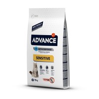 ADVANCE Sensitive Care, Somon, hrană uscată pisici, sistem digestiv, 10kg - 1
