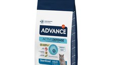 ADVANCE Sterilised, Curcan, hrană uscată pisici sterilizate, 15kg