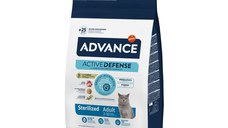 ADVANCE Sterilised, Curcan, hrană uscată pisici sterilizate, 3kg