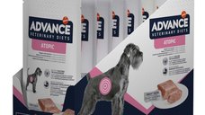 ADVANCE VETERINARY DIETS Atopic Derma Care pentru Câini, Curcan, Plic Hrană Umedă, XS-XL, 150g x 8 Bucăți