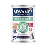 ADVANCE VETERINARY DIETS Hypoalergenic, XS-XL, Miel, dietă veterinară, conservă hrană umedă câini, alergii, (pate), 400g - 1