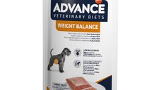 ADVANCE VETERINARY DIETS Weight Balance, XS-XL, Pui, dietă veterinară, plic hrană umedă câini, obezitate, (în aspic), bax, 150g x 8buc