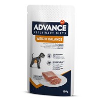 ADVANCE VETERINARY DIETS Weight Balance, XS-XL, Pui, dietă veterinară, plic hrană umedă câini, obezitate, (în aspic), bax, 150g x 8buc - 2