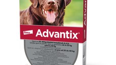 ADVANTIX, deparazitare externă câini, pipetă repelentă ADVANTIX 400, deparazitare externă câini, pipetă repelentă, L(25 - 40kg), 1buc