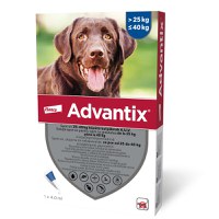 ADVANTIX, deparazitare externă câini, pipetă repelentă ADVANTIX 400, deparazitare externă câini, pipetă repelentă, L(25 - 40kg), 1buc - 2